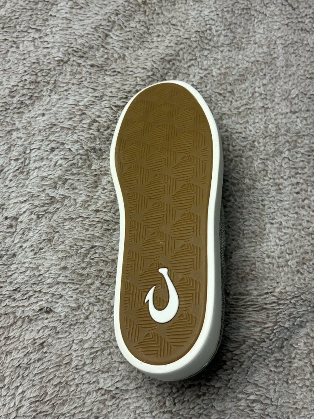 Olukai Pehuea Li Womens Shoes Size 8.5 Tapa White Sand Lace Up Slip On New - Picture 8 of 13